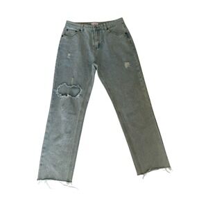 Pink lady jeans size 27 distressed Light wash